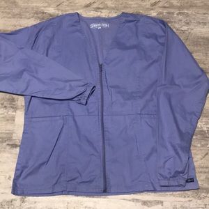 Women’s Tafford stretch, medium, zip up lab coat